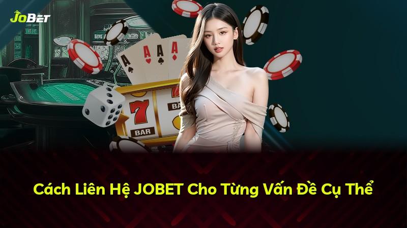 Cách Liên Hệ JOBET Cho Từng Vấn Đề Cụ Thể