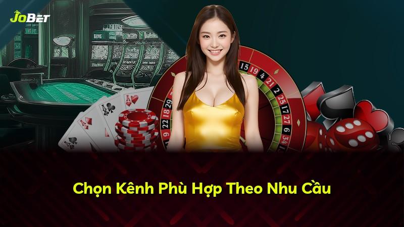 Chọn Kênh Phù Hợp Theo Nhu Cầu